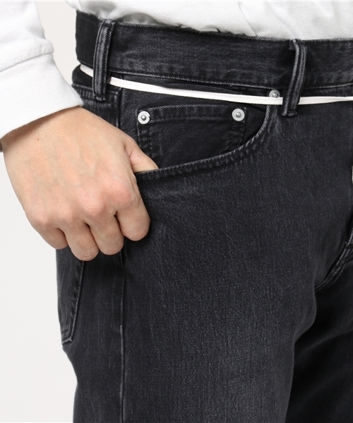SHIPS JET BLUE（シップスジェットブルー）の「SHIPS JET BLUE: スタンダート ブラック デニム（デニムパンツ・メンズ・ブラック・SMALL/LARGE/MEDIUM）」の7枚目の写真