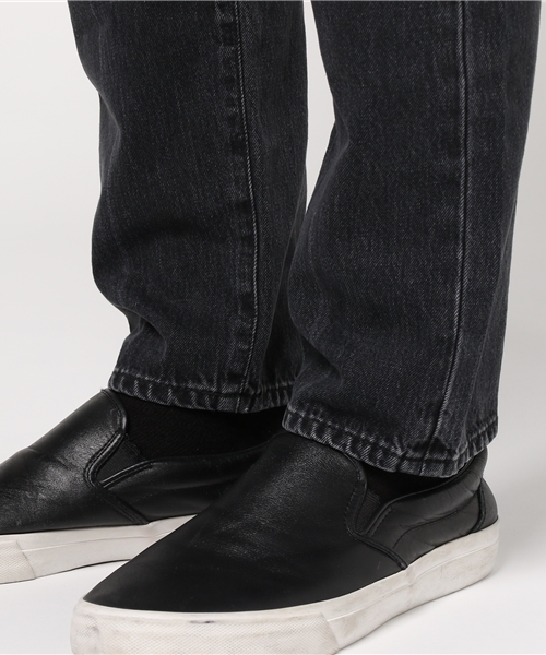 SHIPS JET BLUE（シップスジェットブルー）の「SHIPS JET BLUE: スタンダート ブラック デニム（デニムパンツ・メンズ・ブラック・SMALL/LARGE/MEDIUM）」の8枚目の写真