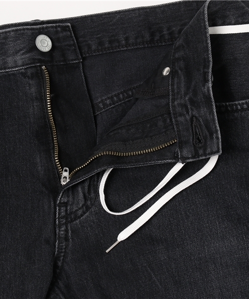 SHIPS JET BLUE（シップスジェットブルー）の「SHIPS JET BLUE: スタンダート ブラック デニム（デニムパンツ・メンズ・ブラック・SMALL/LARGE/MEDIUM）」の9枚目の写真
