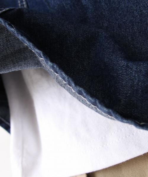 coen(コーエン)の「SMITH別注半袖ワークシャツ(シャツ/ブラウス・メンズ・ネイビー/ストライプ・X-LARGE/LARGE/MEDIUM/SMALL)」の4枚目の写真