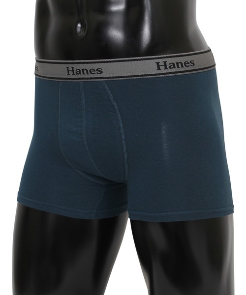 HANES(ヘインズ)の「【Hanes/ヘインズ】メンズ グローバルバリューライン ボクサーブリーフ(ボクサーパンツ・メンズ・ブラック/ヘザーグレー/ブラック×レッド/ネイビー/ブラック系その他/グレー系その他/ブラック×ブルー/ブラック×グリーン・X-LARGE/LARGE/MEDIUM)」の8枚目の写真