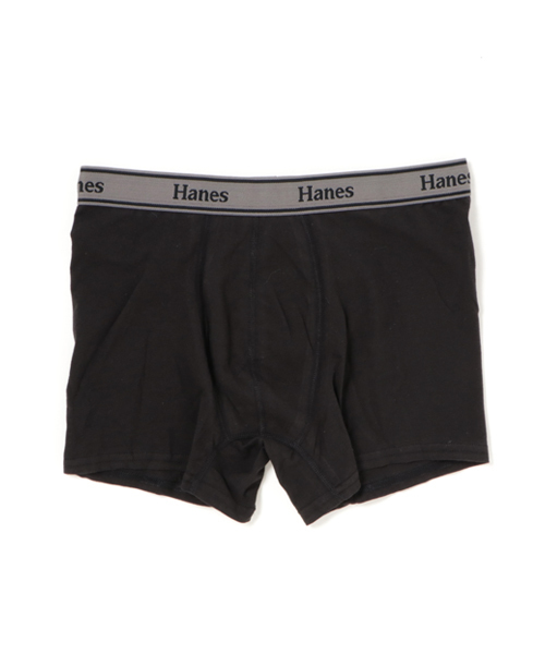 HANES(ヘインズ)の「【Hanes/ヘインズ】メンズ グローバルバリューライン ボクサーブリーフ(ボクサーパンツ・メンズ・ブラック/ヘザーグレー/ブラック×レッド/ネイビー/ブラック系その他/グレー系その他/ブラック×ブルー/ブラック×グリーン・X-LARGE/LARGE/MEDIUM)」の13枚目の写真