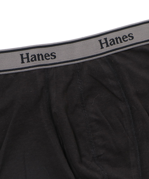 HANES(ヘインズ)の「【Hanes/ヘインズ】メンズ グローバルバリューライン ボクサーブリーフ(ボクサーパンツ・メンズ・ブラック/ヘザーグレー/ブラック×レッド/ネイビー/ブラック系その他/グレー系その他/ブラック×ブルー/ブラック×グリーン・X-LARGE/LARGE/MEDIUM)」の10枚目の写真