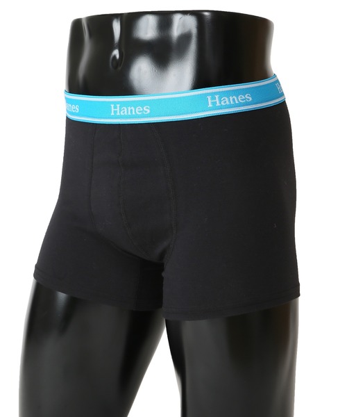 HANES(ヘインズ)の「【Hanes/ヘインズ】メンズ グローバルバリューライン ボクサーブリーフ(ボクサーパンツ・メンズ・ブラック/ヘザーグレー/ブラック×レッド/ネイビー/ブラック系その他/グレー系その他/ブラック×ブルー/ブラック×グリーン・X-LARGE/LARGE/MEDIUM)」の4枚目の写真