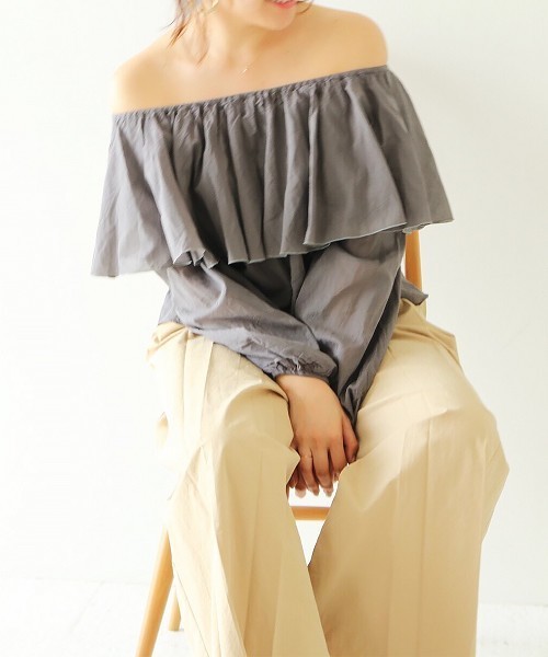 TODAYFUL - todayfulオフショルダーブラウス TODAYFUL（トゥデイフル）の「オフショルダーボリュームス