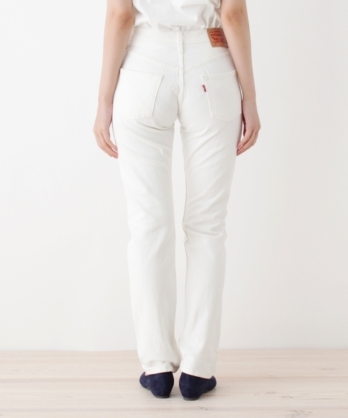 grove（グローブ）の「◆Levi's501 ホワイトデニムパンツ（デニムパンツ・レディース・アイボリー・02）」の4枚目の写真