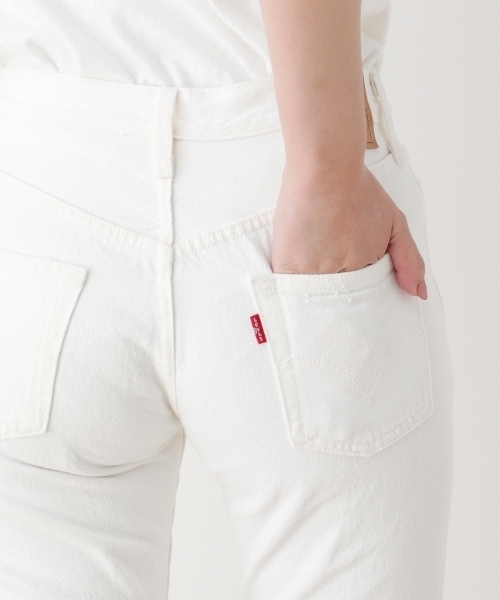 grove（グローブ）の「◆Levi's501 ホワイトデニムパンツ（デニムパンツ・レディース・アイボリー・02）」の6枚目の写真