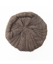 14+ | もふ伸糸ニット編みベレー(ハンチング/ベレー帽)