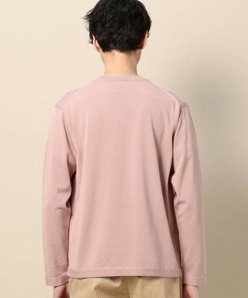 BEAUTY&YOUTH UNITED ARROWS（ビューティーアンドユースユナイテッドアローズ）の「BY ウォッシャブル 1ポケット ニット o（ニット/セーター・メンズ・ベージュ/ネイビー/ライトピンク・SMALL/X-LARGE/LARGE/MEDIUM）」の4枚目の写真