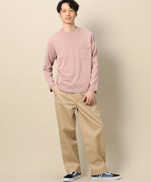 BEAUTY&YOUTH UNITED ARROWS（ビューティーアンドユースユナイテッドアローズ）の「BY ウォッシャブル 1ポケット ニット o（ニット/セーター・メンズ・ベージュ/ネイビー/ライトピンク・SMALL/X-LARGE/LARGE/MEDIUM）」の10枚目の写真