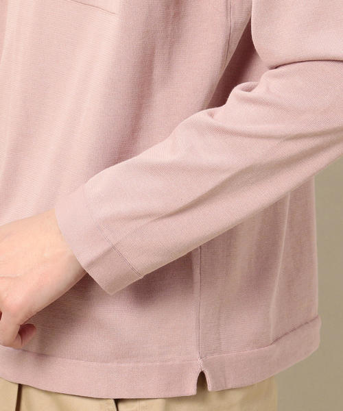 BEAUTY&YOUTH UNITED ARROWS（ビューティーアンドユースユナイテッドアローズ）の「BY ウォッシャブル 1ポケット ニット o（ニット/セーター・メンズ・ベージュ/ネイビー/ライトピンク・SMALL/X-LARGE/LARGE/MEDIUM）」の8枚目の写真