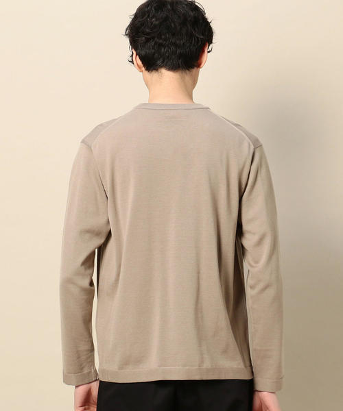 BEAUTY&YOUTH UNITED ARROWS（ビューティーアンドユースユナイテッドアローズ）の「BY ウォッシャブル 1ポケット ニット o（ニット/セーター・メンズ・ベージュ/ネイビー/ライトピンク・SMALL/X-LARGE/LARGE/MEDIUM）」の14枚目の写真
