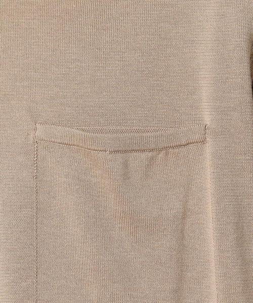 BEAUTY&YOUTH UNITED ARROWS（ビューティーアンドユースユナイテッドアローズ）の「BY ウォッシャブル 1ポケット ニット o（ニット/セーター・メンズ・ベージュ/ネイビー/ライトピンク・SMALL/X-LARGE/LARGE/MEDIUM）」の13枚目の写真