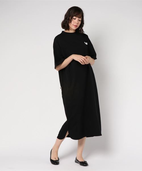 SLOBE citron.（スローブシトロン）の「SLOBE citron.BIG PIS ワンピース◆（ワンピース・レディース・ブラック/ダークラベンダー・FREE）」の16枚目の写真