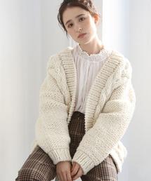 coen | ハンドニットケーブルカーディガン(カーディガン/ボレロ)