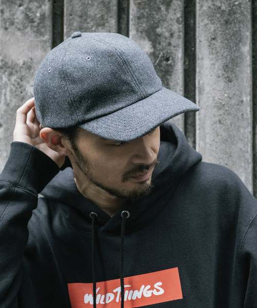 ROOPTOKYO(ループトウキョウ)の「6 PANEL WOOL CAP(キャップ・メンズ・チャコールグレー/ブラック/ネイビー/グリーン・FREE)」の1枚目の写真