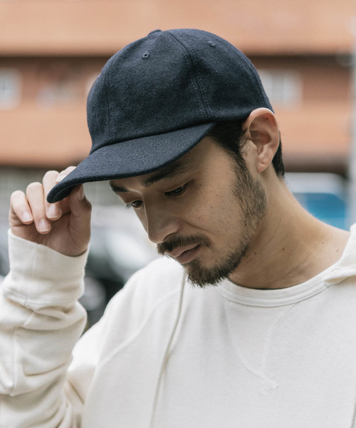 ROOPTOKYO(ループトウキョウ)の「6 PANEL WOOL CAP(キャップ・メンズ・チャコールグレー/ブラック/ネイビー/グリーン・FREE)」の5枚目の写真