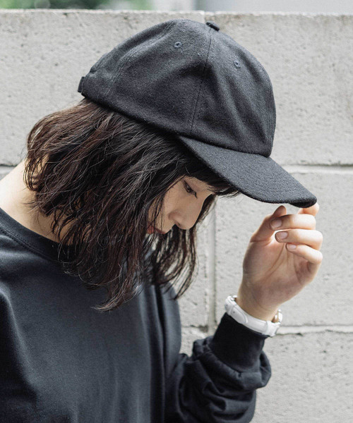 ROOPTOKYO(ループトウキョウ)の「6 PANEL WOOL CAP(キャップ・メンズ・チャコールグレー/ブラック/ネイビー/グリーン・FREE)」の20枚目の写真