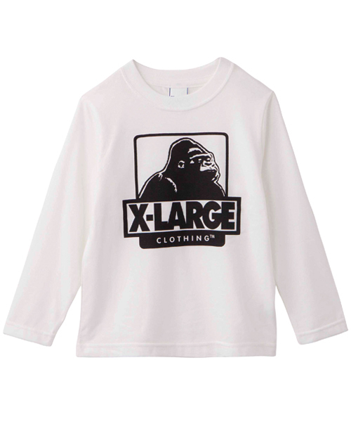 XLARGE KIDS（エクストララージキッズ）の「L/S TEE “OG”（Tシャツ/カットソー・キッズ・ホワイト/ブラック/オレンジ・7T/4T/2T/5T/6T）」の2枚目の写真