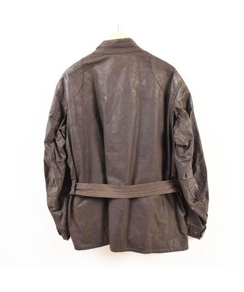 【古着】Belstaff オイルド・ワックスドジャケット 英国製 ヴィンテージ ベルスタッフ ロードマスター ワックス