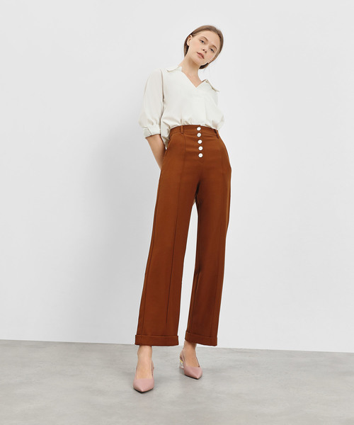 CHARLES & KEITH(チャールズ & キース)の「アクセントルーサイトヒールスライダー / Accented Lucite Heel Slingbacks(サンダル・レディース・ブラック/アイボリー・22.5cm/23cm/23.5cm/24.5cm/25cm)」の13枚目の写真