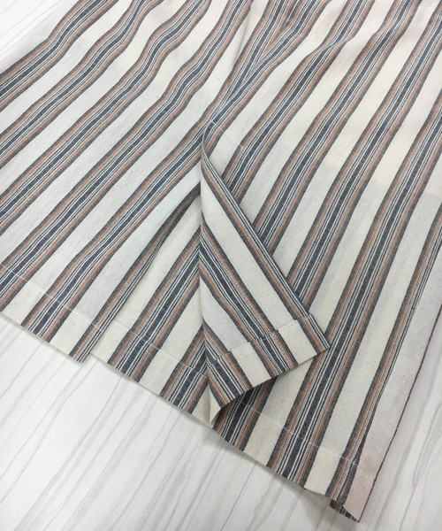 vingtrois（バントロア）の「【vingtrois】ハイウエストマルチストライプタイトスカート（スカート・レディース・ベージュ/ネイビー/キャメル・M）」の7枚目の写真