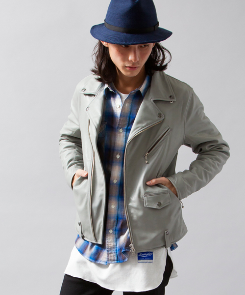 MONKEY TIME（モンキータイム）の「MT∴ シープレザー ニュールック ダブル ライダースジャケット◇§（ライダースジャケット・メンズ・ブラック/グレー・SMALL/MEDIUM/LARGE/X-LARGE）」の10枚目の写真