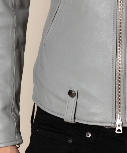 MONKEY TIME（モンキータイム）の「MT∴ シープレザー ニュールック ダブル ライダースジャケット◇§（ライダースジャケット・メンズ・ブラック/グレー・SMALL/MEDIUM/LARGE/X-LARGE）」の19枚目の写真