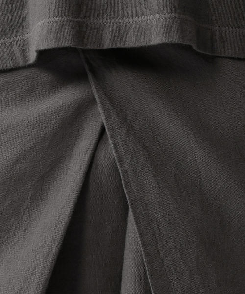 THE HINOKI（ザ ヒノキ）の「＜THE HINOKI＞APRON DRESS/ワンピース（ワンピース・レディース・レッド/ダークグレー・1）」の7枚目の写真