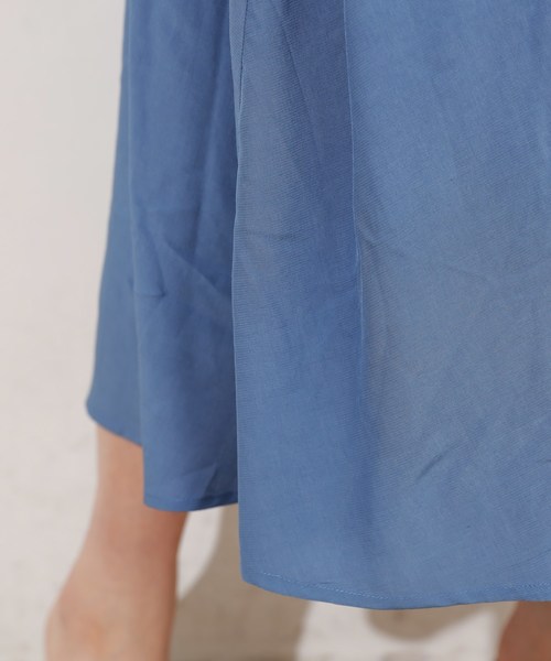 natural couture（ナチュラルクチュール）の「前後2WAYカシュクールプリーツワンピース（ワンピース・レディース・アイボリー/ブラック/ブラック系その他/ライトベージュ/ミント/ブルー/イエロー/ラベンダー/グリーン・FREE）」の19枚目の写真