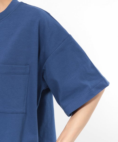 LAKOLE(ラコレ)の「オーバーサイズチュニック / LAKOLE(Tシャツ/カットソー・レディース・ホワイト/ブラック/キャメル/ブルー・SMALL/MEDIUM)」の13枚目の写真