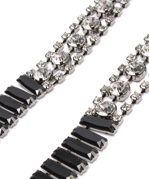 B:MING by BEAMS（ビーミングバイビームス）の「＜SPRiNG 5月号掲載＞ビーミング by ビームス / カラーストーンネックレス（ネックレス・レディース・ブラック/ネイビー・ONE SIZE）」の4枚目の写真