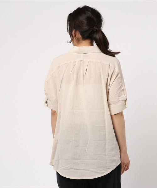 えみおわす ポケット シャツ ブラウス 白 コットン えみおわす◯ポケットシャツ◯美品 - メルカリ