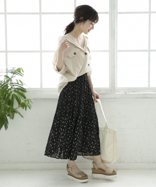 Heather（ヘザー）の「Wポケットコットンシャツ/SS　841909（シャツ/ブラウス・レディース・ホワイト/ベージュ/ピンク・FREE）」の20枚目の写真