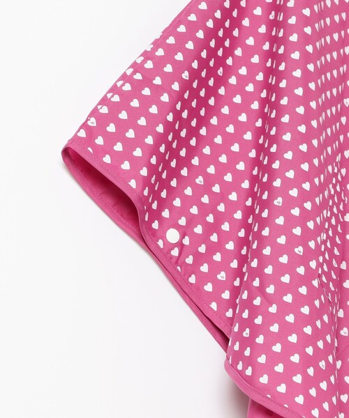 こども ビームス（コドモビームス）の「b柄 レインポンチョ（70～90cm）（レインコート/ポンチョ・キッズ・チャコールグレー/レッド系その他3/サックスブルー/ブルー系その他2/ネイビー/バイオレット・ONE SIZE）」の8枚目の写真