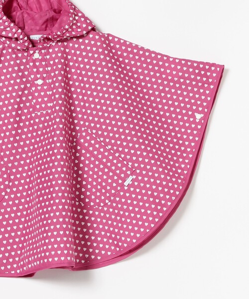 こども ビームス（コドモビームス）の「b柄 レインポンチョ（70～90cm）（レインコート/ポンチョ・キッズ・チャコールグレー/レッド系その他3/サックスブルー/ブルー系その他2/ネイビー/バイオレット・ONE SIZE）」の9枚目の写真