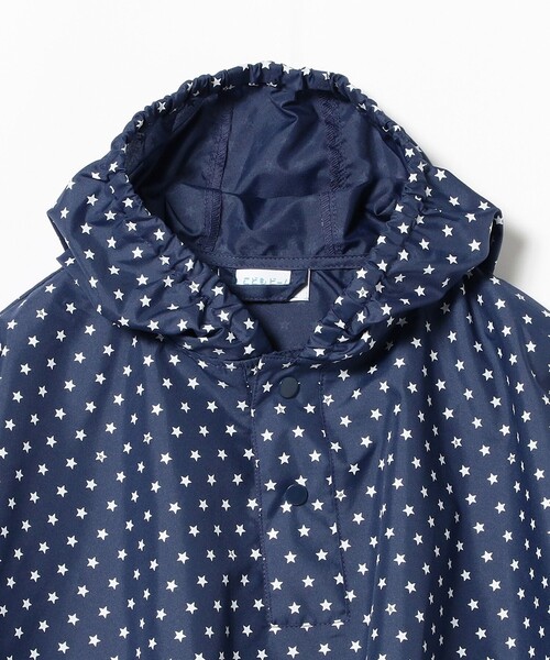 こども ビームス（コドモビームス）の「b柄 レインポンチョ（70～90cm）（レインコート/ポンチョ・キッズ・チャコールグレー/レッド系その他3/サックスブルー/ブルー系その他2/ネイビー/バイオレット・ONE SIZE）」の19枚目の写真