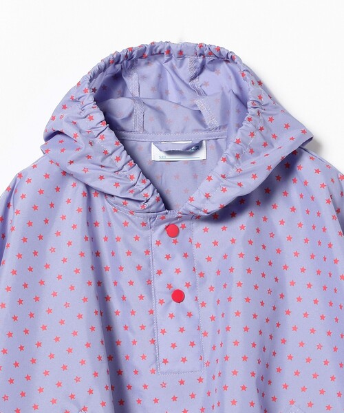 こども ビームス（コドモビームス）の「b柄 レインポンチョ（70～90cm）（レインコート/ポンチョ・キッズ・チャコールグレー/レッド系その他3/サックスブルー/ブルー系その他2/ネイビー/バイオレット・ONE SIZE）」の13枚目の写真