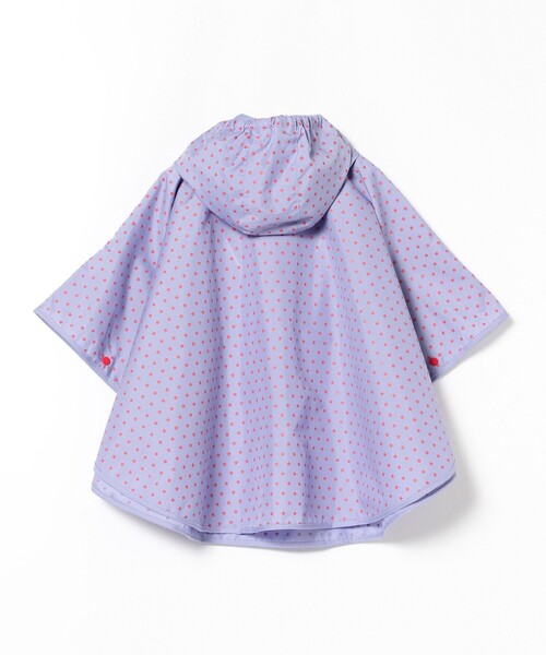 こども ビームス（コドモビームス）の「b柄 レインポンチョ（70～90cm）（レインコート/ポンチョ・キッズ・チャコールグレー/レッド系その他3/サックスブルー/ブルー系その他2/ネイビー/バイオレット・ONE SIZE）」の16枚目の写真