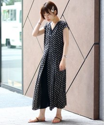 レイヤードショートスリーブワンピース◆