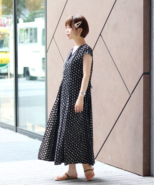 JOINT WORKS（ジョイントワークス）の「レイヤードショートスリーブワンピース◆（ワンピース・レディース・ブラック/ブラウン・FREE）」の21枚目の写真