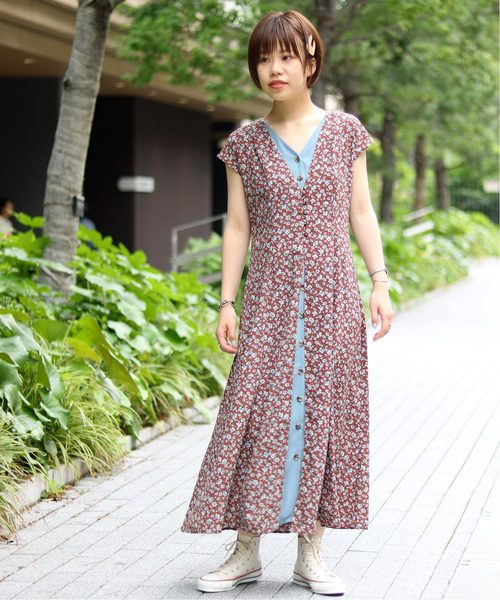 JOINT WORKS（ジョイントワークス）の「レイヤードショートスリーブワンピース◆（ワンピース・レディース・ブラック/ブラウン・FREE）」の22枚目の写真