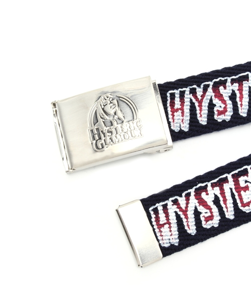HYSTERIC GLAMOUR（ヒステリックグラマー）の「EVIL SOUND pt テープベルト（ベルト・メンズ・ホワイト系その他/ネイビー/ブラック系その他・FREE）」の4枚目の写真