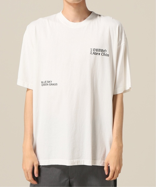 Dunno（ドノウ）の「Dunno / ダノウ BLUESKY tee（Tシャツ/カットソー・メンズ・ブラック/ホワイト/ベージュ・MEDIUM/LARGE/X-LARGE）」の2枚目の写真