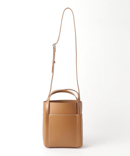 BEAUTY&YOUTH UNITED ARROWS（ビューティーアンドユースユナイテッドアローズ）の「BY スクエアステッチショルダーバッグ -2WAY-（ショルダーバッグ・レディース・ブラック/ブラウン/コバルトブルー・FREE）」の12枚目の写真