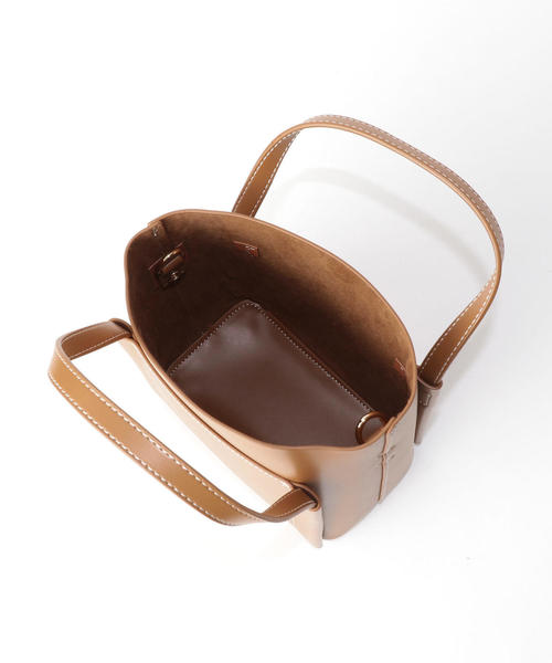 BEAUTY&YOUTH UNITED ARROWS（ビューティーアンドユースユナイテッドアローズ）の「BY スクエアステッチショルダーバッグ -2WAY-（ショルダーバッグ・レディース・ブラック/ブラウン/コバルトブルー・FREE）」の9枚目の写真