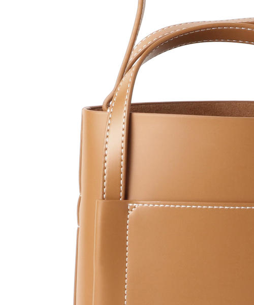 BEAUTY&YOUTH UNITED ARROWS（ビューティーアンドユースユナイテッドアローズ）の「BY スクエアステッチショルダーバッグ -2WAY-（ショルダーバッグ・レディース・ブラック/ブラウン/コバルトブルー・FREE）」の4枚目の写真