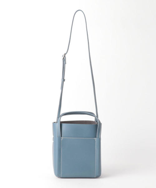 BEAUTY&YOUTH UNITED ARROWS（ビューティーアンドユースユナイテッドアローズ）の「BY スクエアステッチショルダーバッグ -2WAY-（ショルダーバッグ・レディース・ブラック/ブラウン/コバルトブルー・FREE）」の14枚目の写真