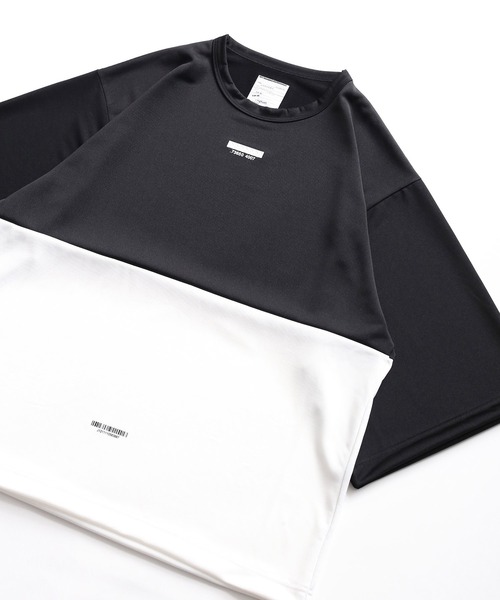 SHAREEF（シャリーフ）の「GEORGETTE JQ 2TONE BIG-T（Tシャツ/カットソー・メンズ・ホワイト/ブラック/ネイビー/レッド・1/2/3）」の9枚目の写真