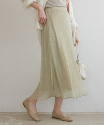 rectangle | ラメプリーツスカート(スカート)